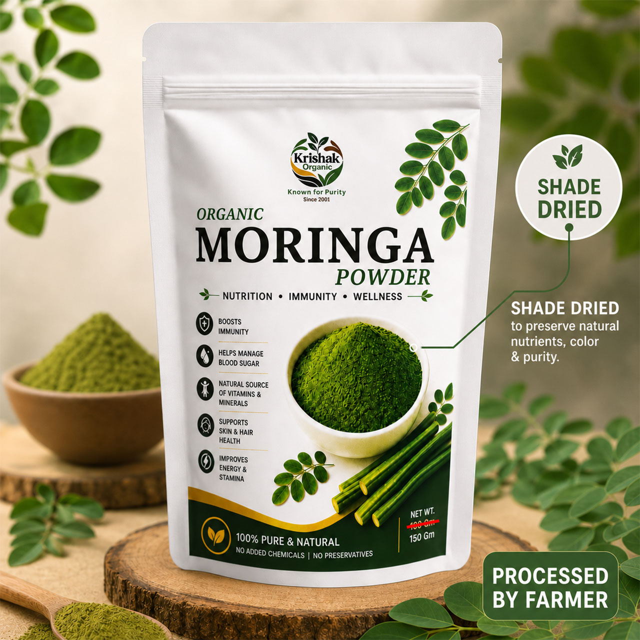 Organic Moringa Powder