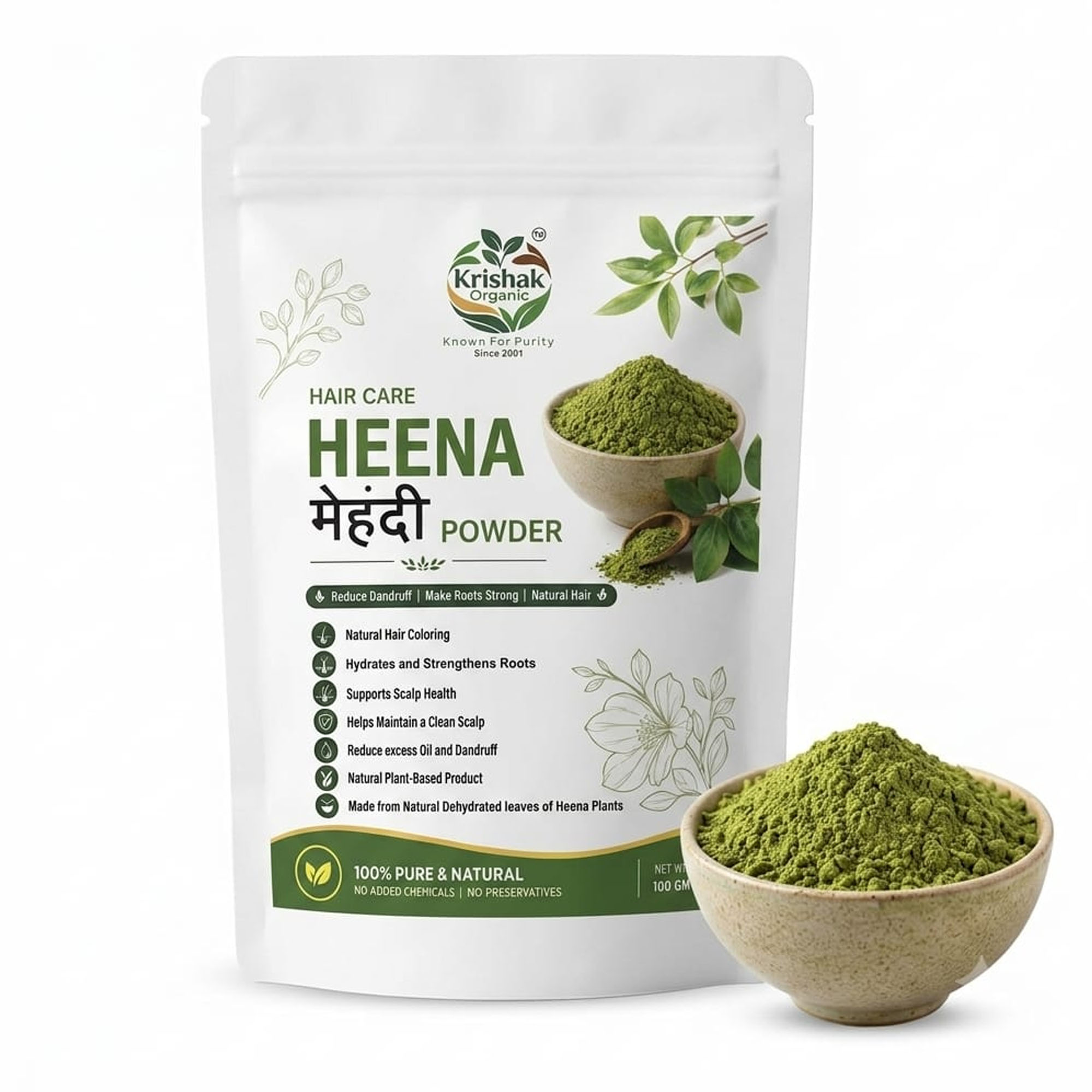 Dehydrated Heena Powder